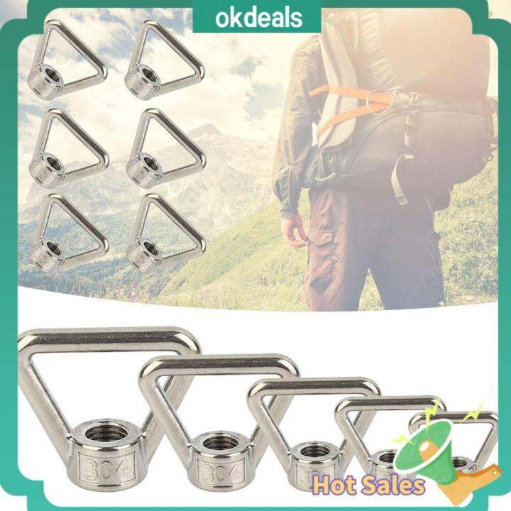 OKDEALS M14 M16 M20 Hooking Nut Screws 304 Stainless Steel Screw Ring