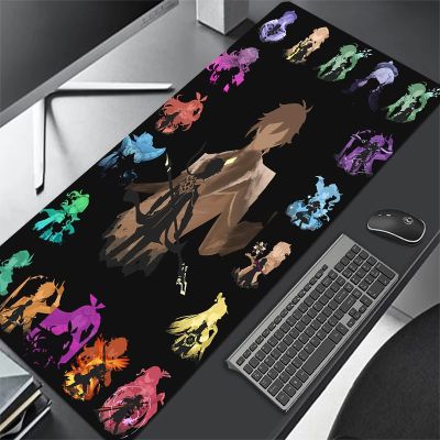 （A LOVABLE） GenshinMouse Pad Game PlayerPadComputer Games LockingMouse Pad KeyboardDesk Pad LargePad