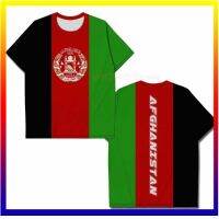 ชื่อที่กำหนดเอง Number Afghanistan 3D พิมพ์เสื้อยืดฤดูร้อนผู้ชายผู้หญิงเพศเดียวของขวัญพิเศษสำหรับแฟนฟุตบอลขนาด K100-4XL XS-5XL