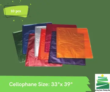 cellophane /colored / 10 pcs