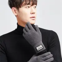 Cairbull New 1 Pair Of Knitted Thickened Warm  Gloves Split Finger Gloves For Outdoor Cycling Sports