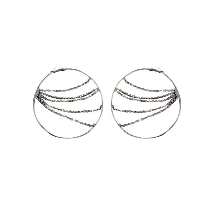 yp-xialuoke-hyperbole-metal-round-chain-hoop-earrings-personality-large-ear-statement-jewelry