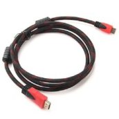 Cáp chuyển HDMI Mini sang HDMI chất lượng cao - Màu đen đỏ chống xoắn