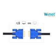 Cáp VGA 3m chuẩn 3+9 Winet sợi cáp đường kính to bọc giáp chống nhiễu cực