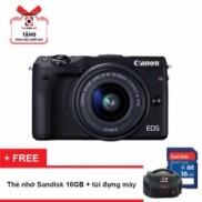 Máy ảnh Canon Mirrorless M3 24.2MP Kit EF-M 15-45mm ĐenHãng phân phối