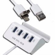 Bộ chia 4 Cổng USB OTG HUB với Dock cho điện thoại thông minh & Máy Tính