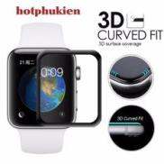 Miếng dán cường lực 3D full màn hình cho Apple Watch 38mmđộ cứng 9H bảo vệ