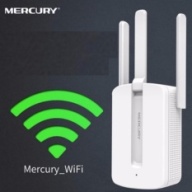 Thiết bị kích sóng Wifi Mercury Repeater MW310RE 3 Anten - Version 2017 (Trắng) thumbnail