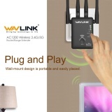Wavlink ac1200 không dây repeater tăng cao kép phạm vi mở rộng và router - ảnh sản phẩm 6