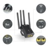 Wavlink ac1200 không dây repeater tăng cao kép phạm vi mở rộng và router - ảnh sản phẩm 4