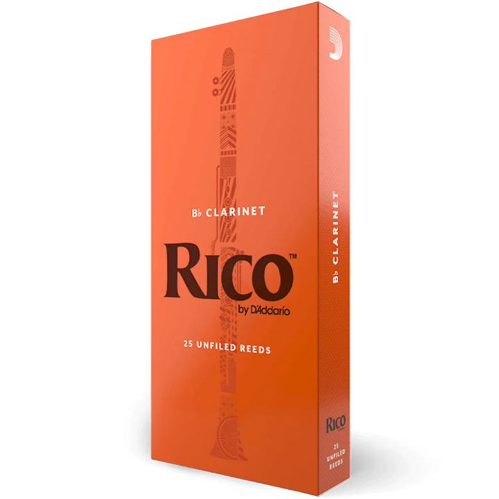 rico-ลิ้นบีแฟลต-คลาริเน็ต-กล่องส้ม-bb-clarinet-reeds-orange-box-no-2-5-กล่องละ-25-อัน