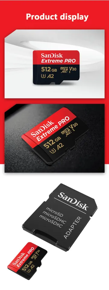SANDISK EXTREME PRO 128 GB MICRO SDXC UHS-I SDSQXCY-128G