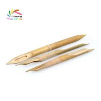 ELEGANT 3pcs Bamboo Pen Pottery Clay Shaping Bamboo Reed Pens Polymer Ceramic Shaping Tools Art Craft Making Tools