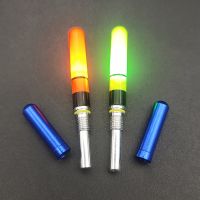 2PCS LED Light Stick for Fishing Float Tube Night Fishing Tackle Luminous Electronic Float LED Electric Float Fish Floats