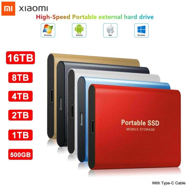 Xiaomi High Speed SSD Mobile Solid State Drive 16TB 10TB Storage Device
