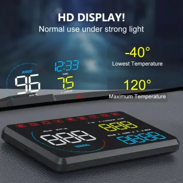 P10 Vehicle OBD2 Smart Digital HUD Display Clear Head Up Monitor