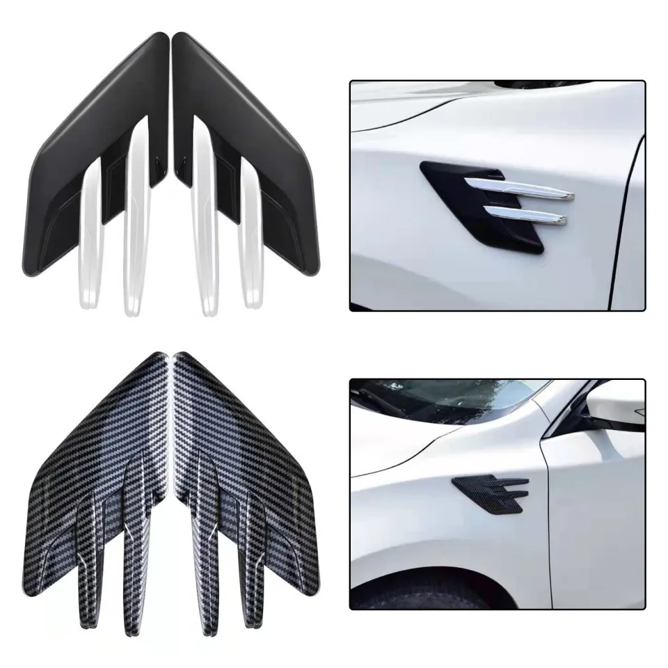 1Pair Universal Side Air Intake Flow Vent Cover Car Styling