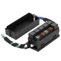 【YF】 Relay Box Pre-Wired Fuse and with 6PCS 5 Pin Relays And 11PCS ATC/ATO Blade Fuses 12V Block for Auto