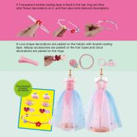 Fashion Design Kit for Teens Children Pretend DIY Doll Clothing Design Game Safe DIY Playset for Boys &amp; Girls Cute Clothing Design Kit for Hands-On Ability capable