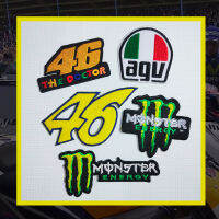 [expro] Monster Energy Patch ,46 the doctor, AGV,46 ตัวรีดนักแข่งรถ ตัวรีดติดเสื้อ iron patches อาร์มติดเสื้อ ติดรองเท้า ติดกระเป๋า