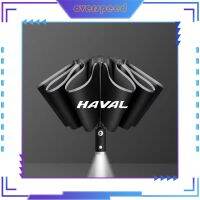 Overspeed แถบสะท้อนแสง LED แบบย้อนกลับอัตโนมัติ10ชิ้นร่มกลับด้านกระดูกสำหรับ F7 Haval อุปกรณ์เสริมรถยนต์ H6 F7x H2 H3 H5 H7 H8 H9 M4