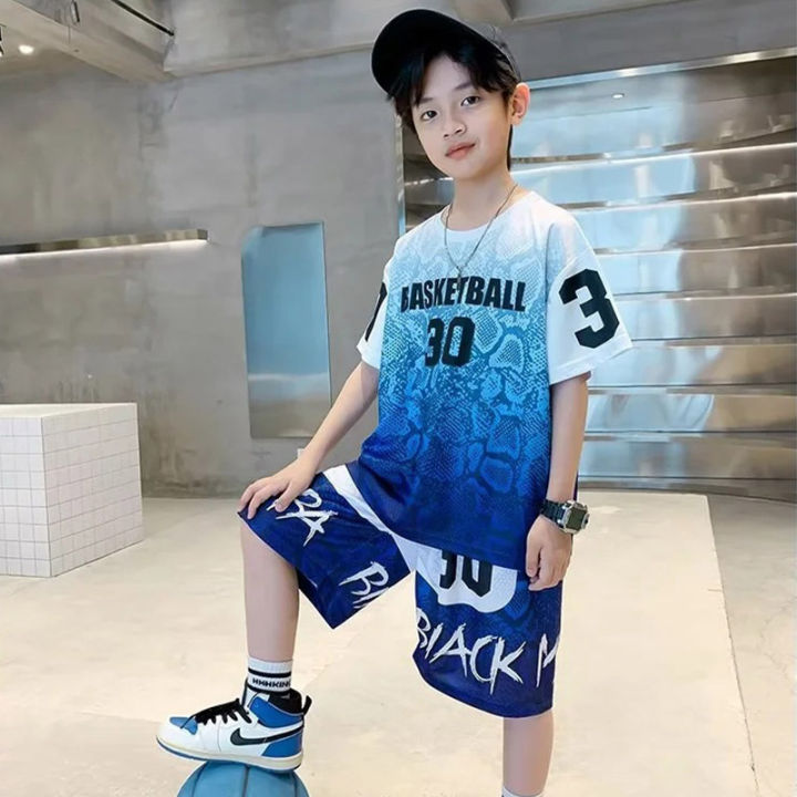 amila-ชุดกีฬาสำหรับเด็กผู้ชาย-เสื้อเจอร์ซีย์กีฬาใหม่สำหรับเด็กนักเรียนมัธยมต้นแห้งเร็วชุดกีฬาบาสเกตบอล