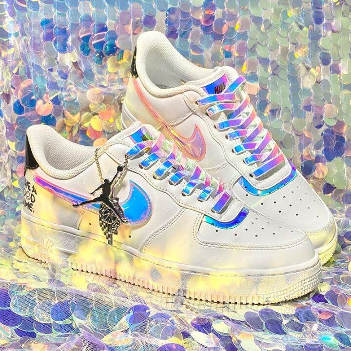 Adapted to nike Nike Air Force One Laser Colorful Blazer video game ...