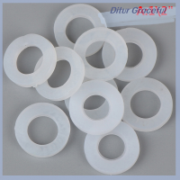 Ditur 1/2 "3/4" 1 "แหวนยางซิลิโคน PTFE แหวนกันรั่วปะเก็นแบนสำหรับหัวฉีดฝักบัว