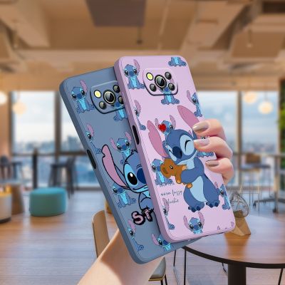 Stitch Disney เคสโทรศัพท์ของ Funda เชือกน้ำน่ารักสำหรับ Xiaomi Mi M5 M5s X5 X4 X3 M4 M3 F4 F3 GT Pro NFC 5G ปลอกนิ่ม CarterFa