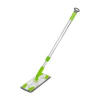 WILMA ไม้ม็อบดันฝุ่นด้ามปรับระดับได้ WIPER 10 นิ้ว WILMA สีเขียว WIPER DUST MOP WITH ADJUSTABLE HANDLE WILMA 10IN GREEN ไม้ม็อบและอุปกรณ์ อุปกรณ์ทำความสะอาด ของใช้ภายในบ้าน