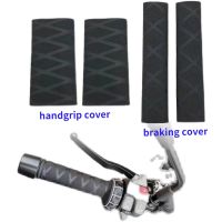 4pcs Universal Heat Shrinkable Grip Braking Cover Non-slip Rubber Grip Glove Handle Cover for BMW R1250GS/ADV R1200GS Motorcycle