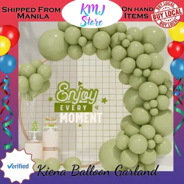 Lime Green Balloons 100Pcs Green Balloon Garland Arch Kit 5/10/12/18 Inch  Differ