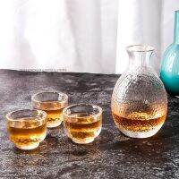 【CW】 Pattern A Pot of Four Wine Jugs Glasses Glass Set Room.