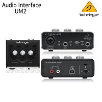 BEHRINGER U-PHORIA UM2 ออดิโออินเตอร์เฟส ซาวด์การ์ด Audio Interface