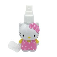 ขวดพลาสติก รูปทรงคิตตี้ หัวสเปรย์ ขนาด 50 มล. Spray bottle Plastic packing, refillable liquid or perfume 50ml