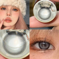 ✨ Gray ขนาดตาโต (Bigeyes) ☀️กรองแสง uv เลนส์แท้จดทะเบียนถูกต้อง ผ่านอย.ไทย บิ๊กอายสีเทา✔️