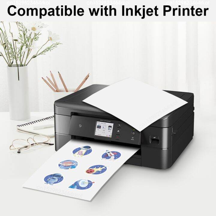 hot-dt-transparent-vinyl-sticker-paper-label-for-inkjet-printer-non-waterproof-adhesive-sheet-10-sheets