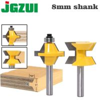 2Pcs 8mm－Shank Router Bit Set 120 องศางานไม้ร่องสิ่ว เครื่องมือ