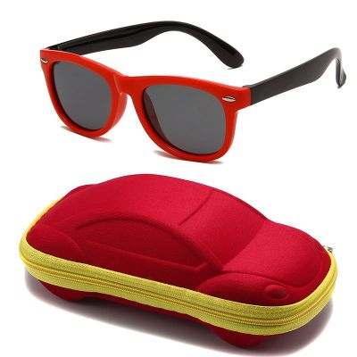 New Kids Silicone Sunglasses Boys Girls TR90 Goggles Sun Glasses AC Lens Safety Glasses Gift For Children Baby UV400 Eyewear