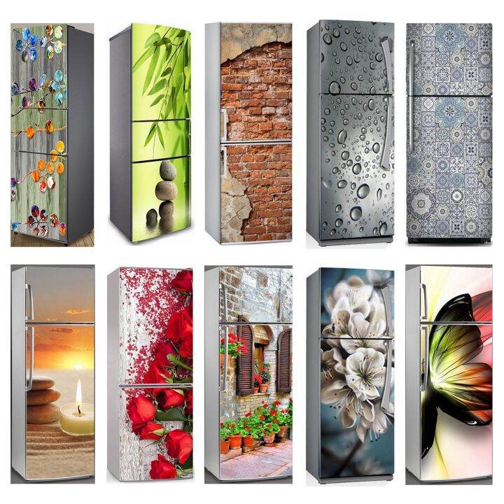 3D Self Adhesive Dishwasher Refrigerator Wrap Freezer Sticker Kid's Art