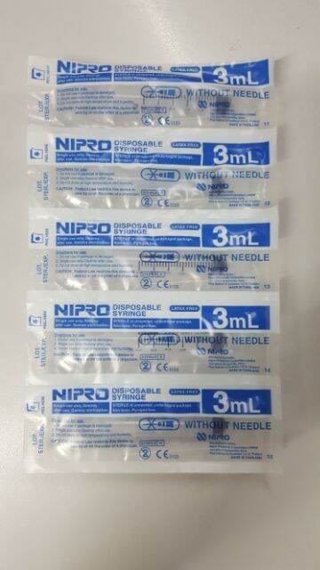 syringe-nipro-กระบอกฉีดยาแบบพลาสติก-nipro