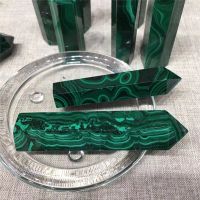 、‘】【【 Malachite Tower Natural Stone And Crystal Healing Gems Minerals Chakra Wand Point Room Decor