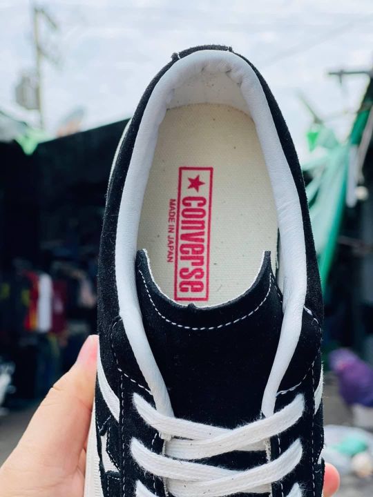 รองเท้าผ้าใบconverseถ่ายจากสินค้าจริงรับประกันตรงปก100-กรณีสินค้าไม่ตรงปกหรือชำรุดเสียหายจากทางร้านสามารถแจ้งเปลี่ยนคืนได้