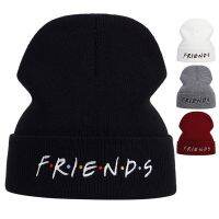 【YD】 FRIENDS hat flexible soft warm fashion winter hats for ski friendship knitted Skullie cap