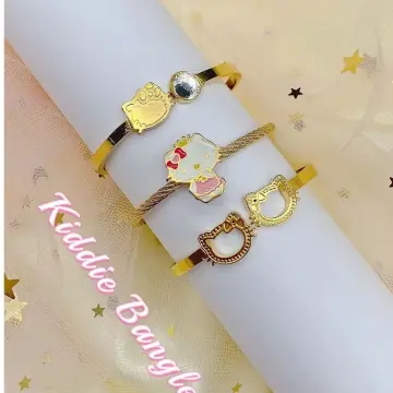 Hello Kitty Charm Bracelet  Bouquet Blossoms