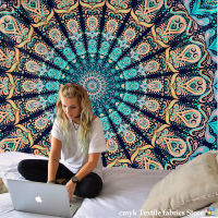 Mandala Tapestry Wall Hanging Boho Decor Wall Cloth Tapestries Psychedelic Hippie Night Moon Tapestry Mandala Wall Car