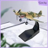 Gociy 1: 72เครื่องบินจำลองพร้อมขาตั้งขอเล่นผู้ใหญ่เด็ก P40สำหรับชุดตกแต่งห้องนอน