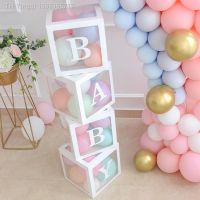 【hot】┋  Caixa De Balão Transparente para Decoração Baby Shower Menino e Menina 1st Birthday Decorações Kids Wedding Decor Babyshower Suprimentos