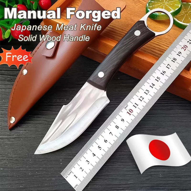 Japanese Meat Knife Mongolian Knife Heavy Duty Japan Made Kitchen