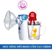 Máy xông mũi họng cầm tay Chido Nhật Bản dùng được cho cả bé và người lớn